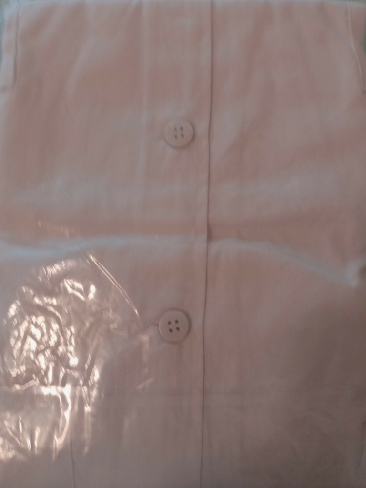 Men's Professional White Lab Coat Large New