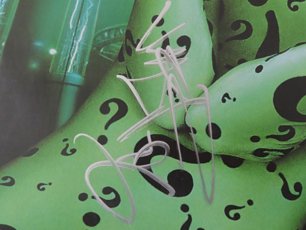 METHOD MAN "THE RIDDLER" signed BATMAN FOREVER 1995 Record PSA AP41425 Wu-Tang