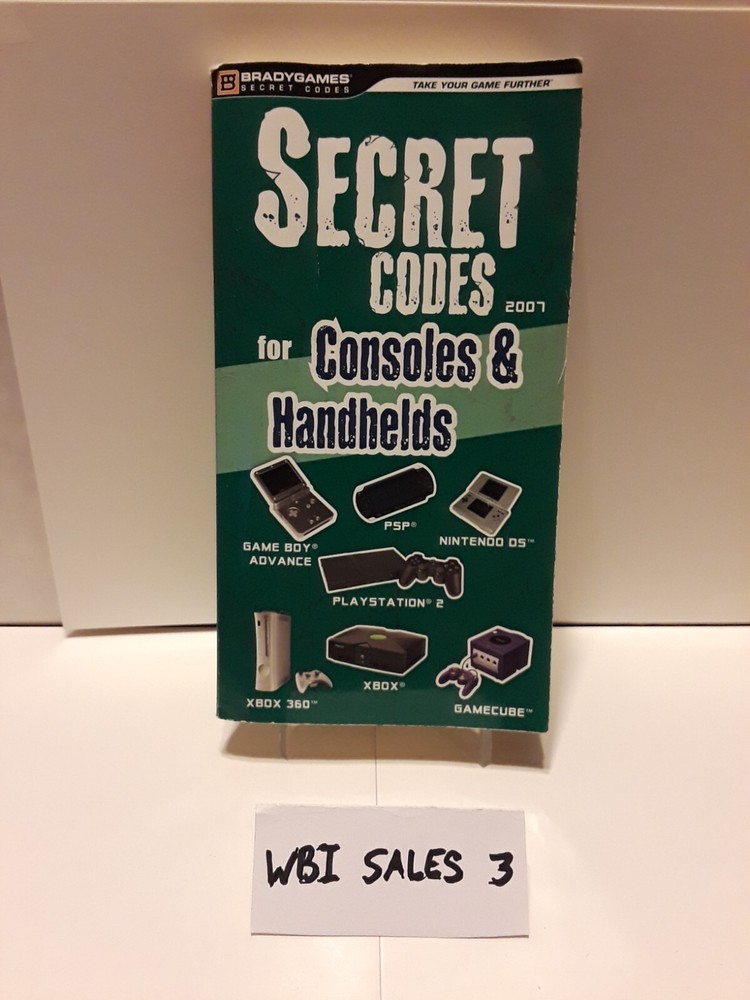 Bradygames Secret Codes 2007 for Consoles and Handhelds