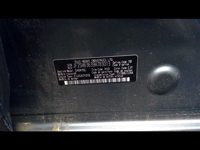 SRS Control Module Console Front Fits 09-10 12-13 FORESTER 98221SC041