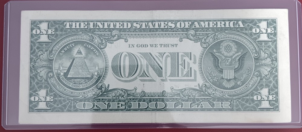 2017A $1 U.S. Star Note Error SN: G02811428*