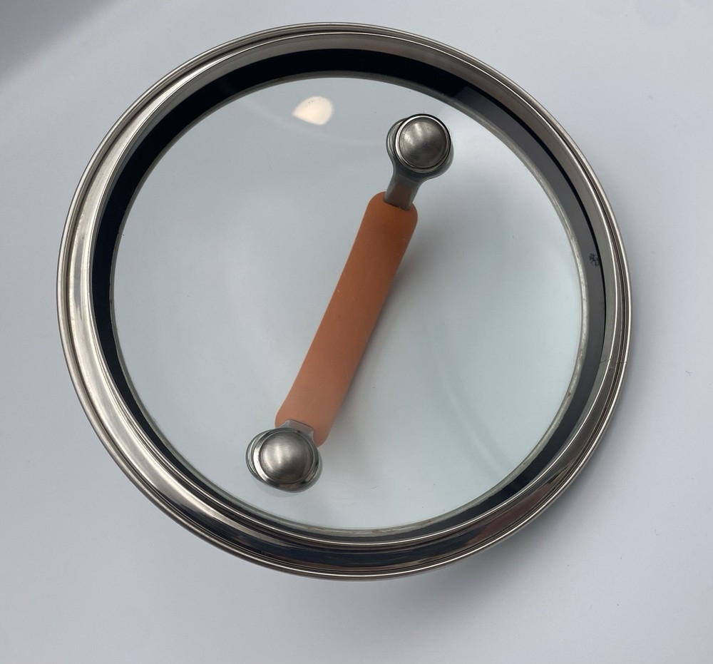 Rachel Ray Cookware Replacement Lid Orange Handle 5.5"