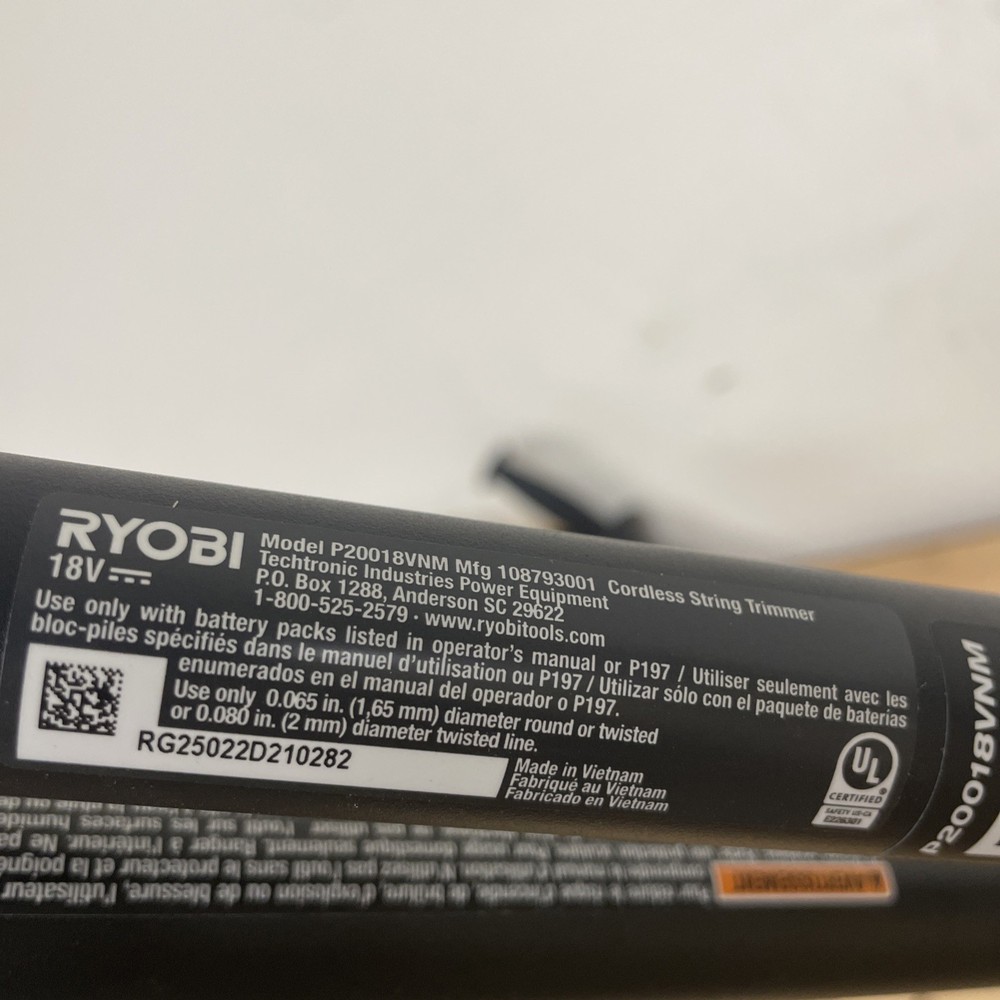 RYOBI 18V 2-Tool Combo Kit PCLCK202K (OPEN BOX)