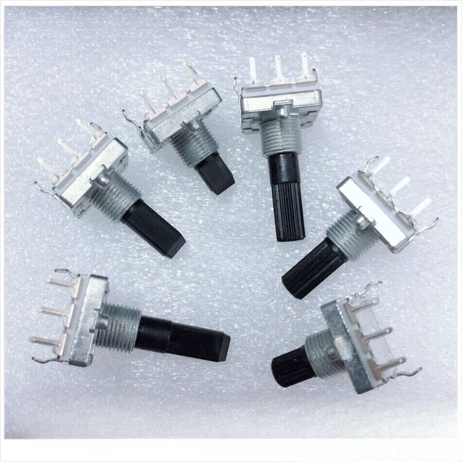 Encoder 3-pin Amplifier Volume Adjuster 360° Rotary Potentiometer EC16 Series