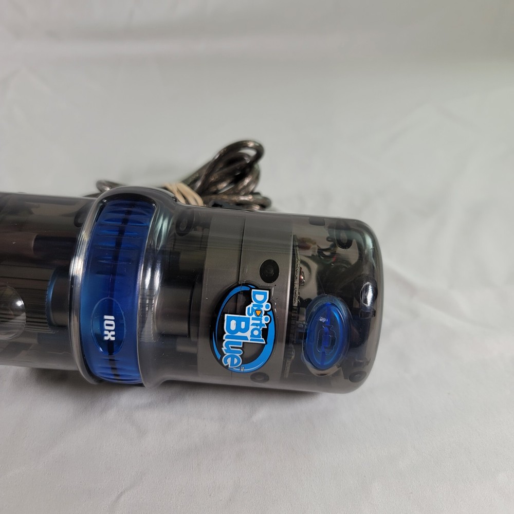 Children Digital Blue QX5 Microscope to 200x Science Computer Lab Handheld Part