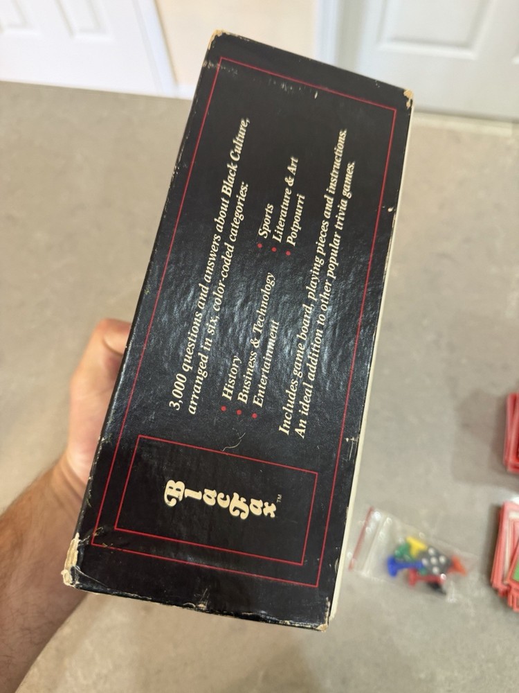 Rare! Blac Fax Trivia Game - Read Description