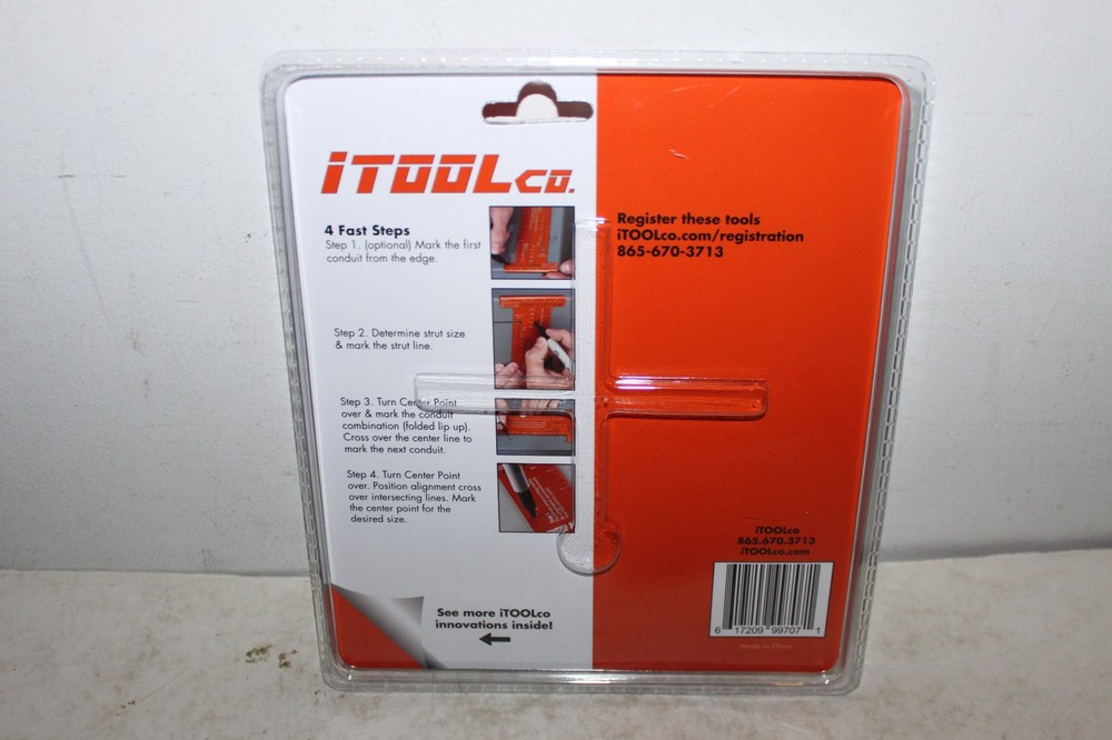 iTOOLco CP02 Center Point Knockout Layout Tool