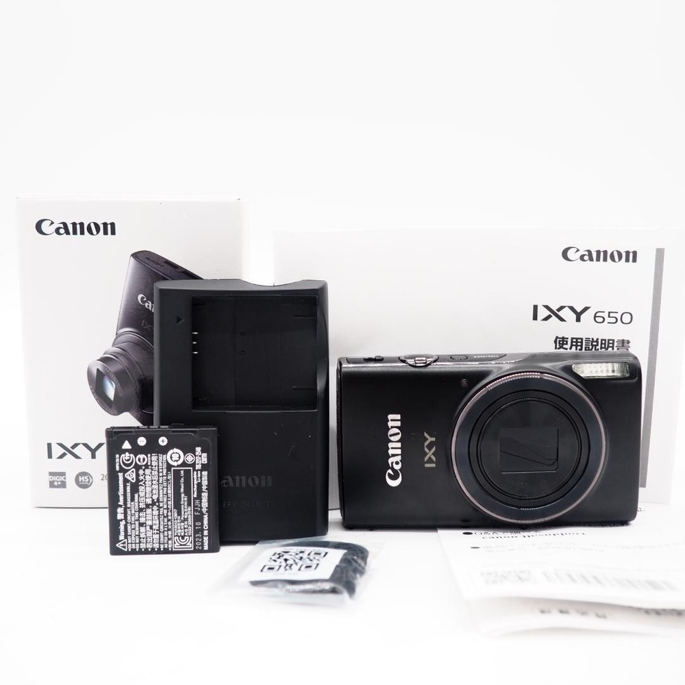 Canon IXY 650 Compact Digital Camera Black Tested with Original Box