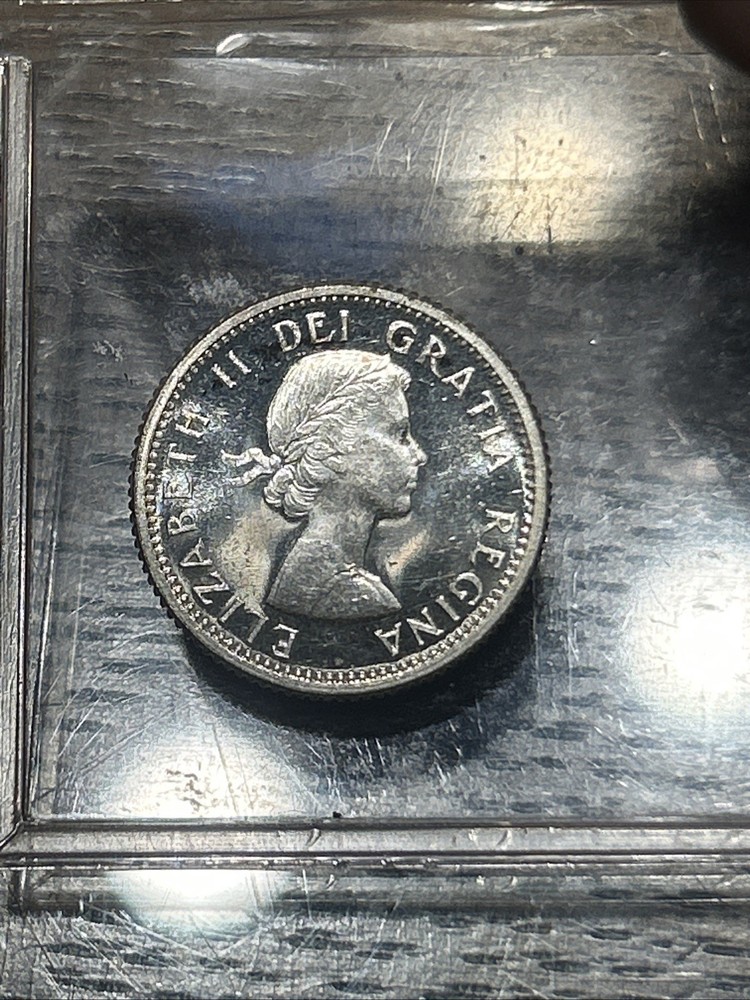 1955 Canada Silver 10 Cents PL? Cameo