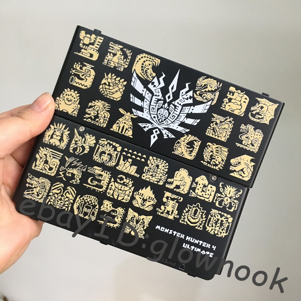 New 3DS Replacement Housing Shell - Monster Hunter 4 Ultimate Themed Patterned