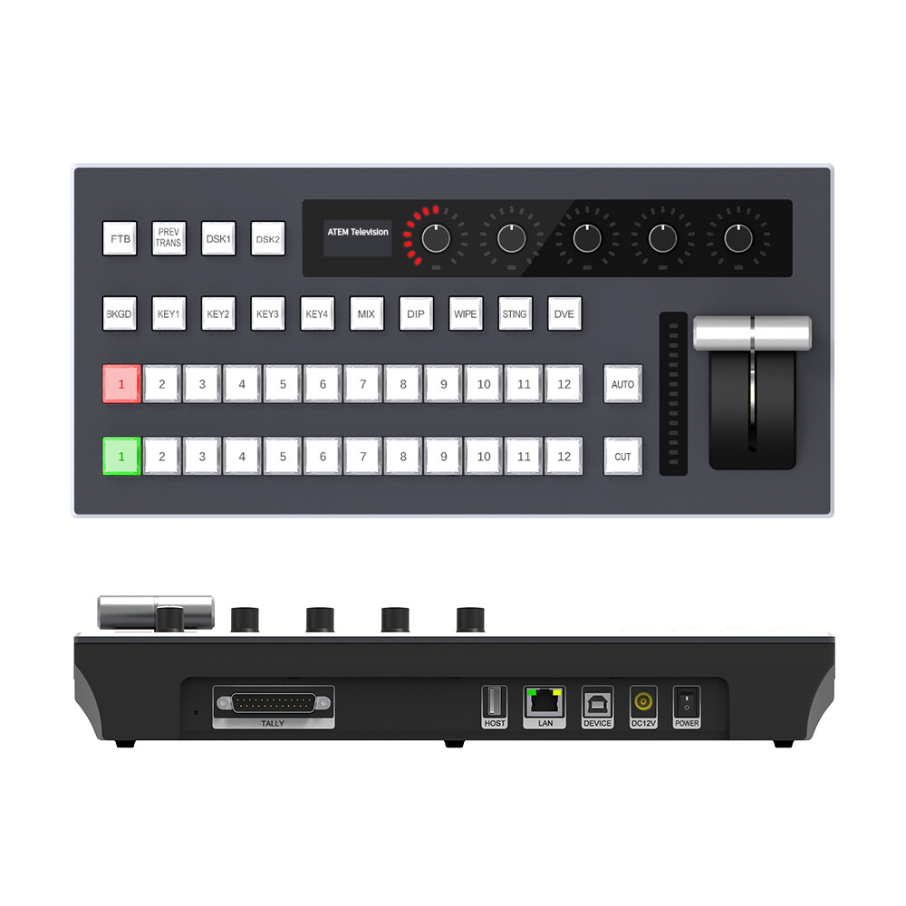 TYST TY-1800VB 12 Channels VMix Video Switcher Panel Control Panel Recording USB