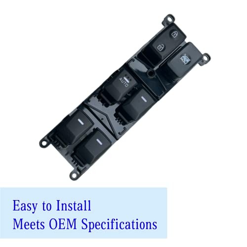 Power Window Master Switch Compatible with Kia Rio 2012 2013 2014 2015 Replace