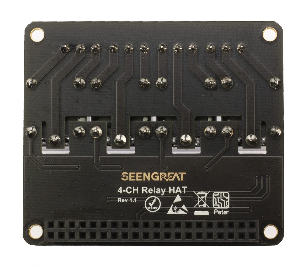 4-CH Relay for Raspberry Pi Zero Zero W Zero WH 2B 3B 3B+ 4B Power Relay Expa...