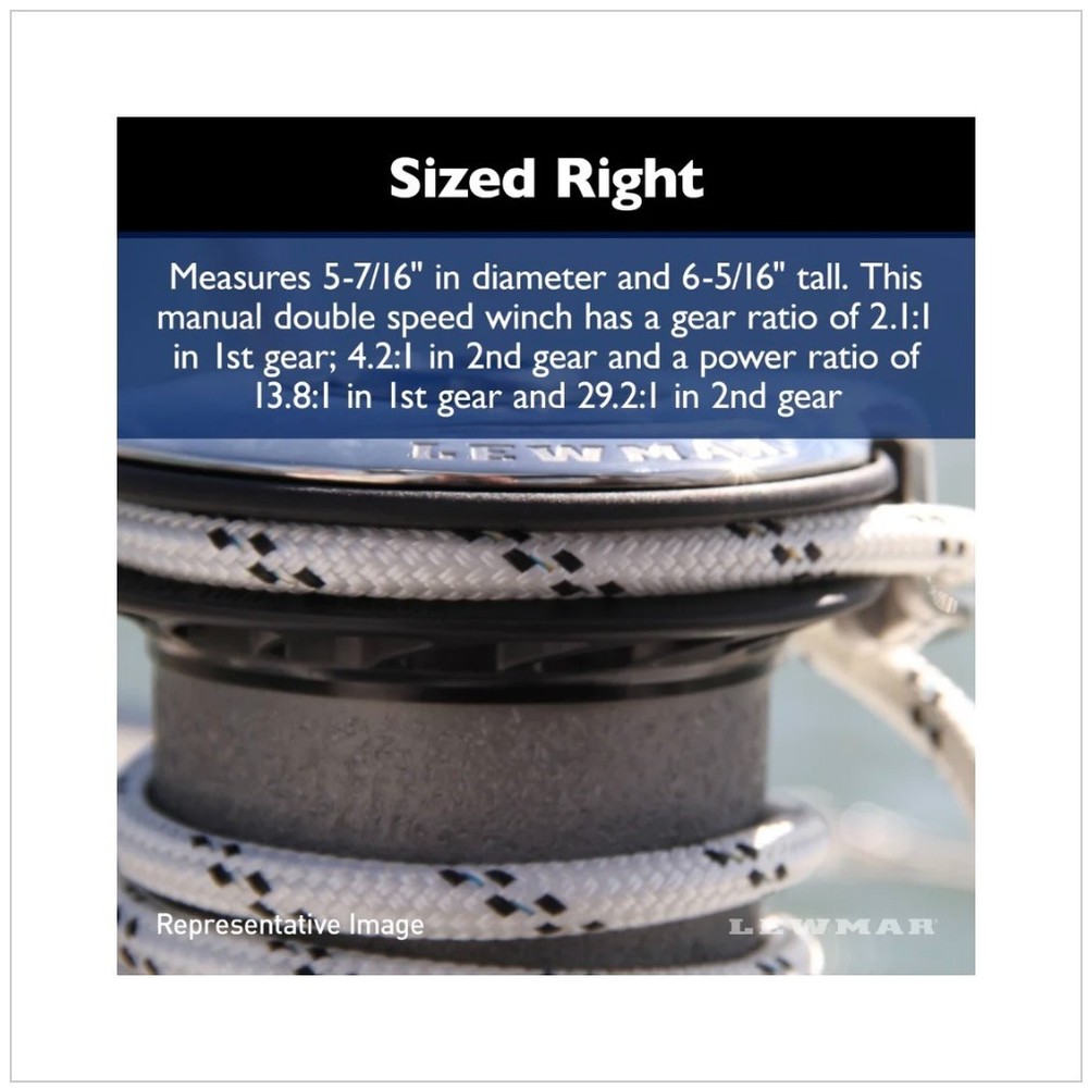 Two Lewmar 30 Self Tailing Winches