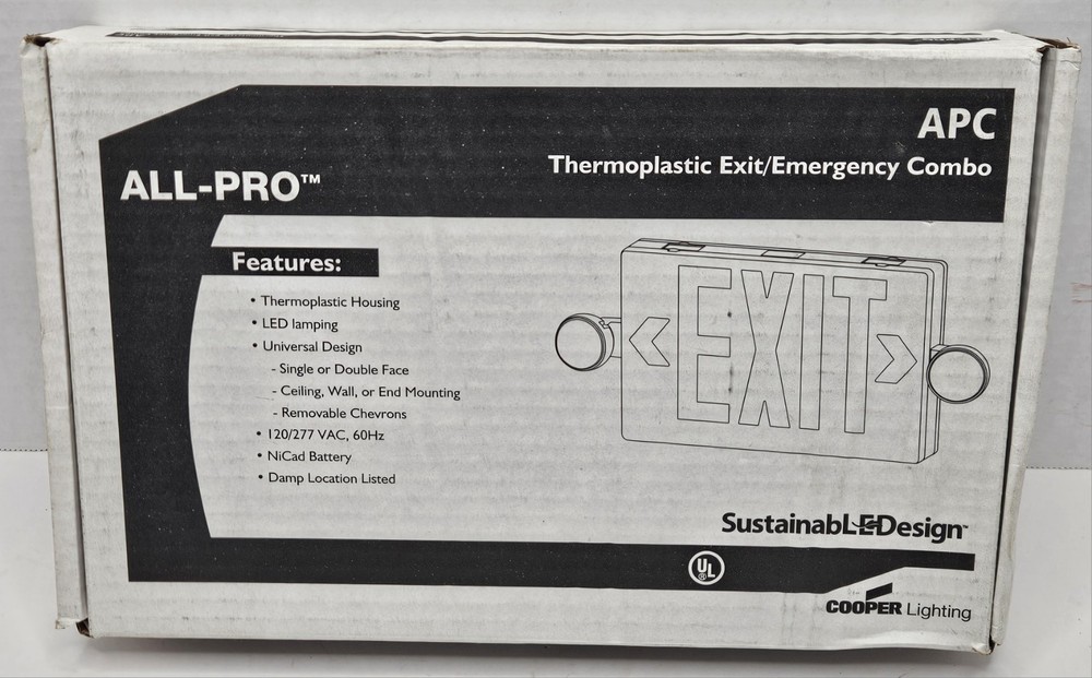 All-pro APCH Exit Sign APCH7R 120/277v