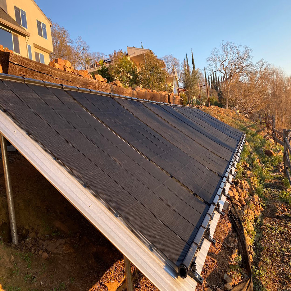 Industrial Grade Solar Pool Heater Panel - Advanced High-Wind Mounting Security