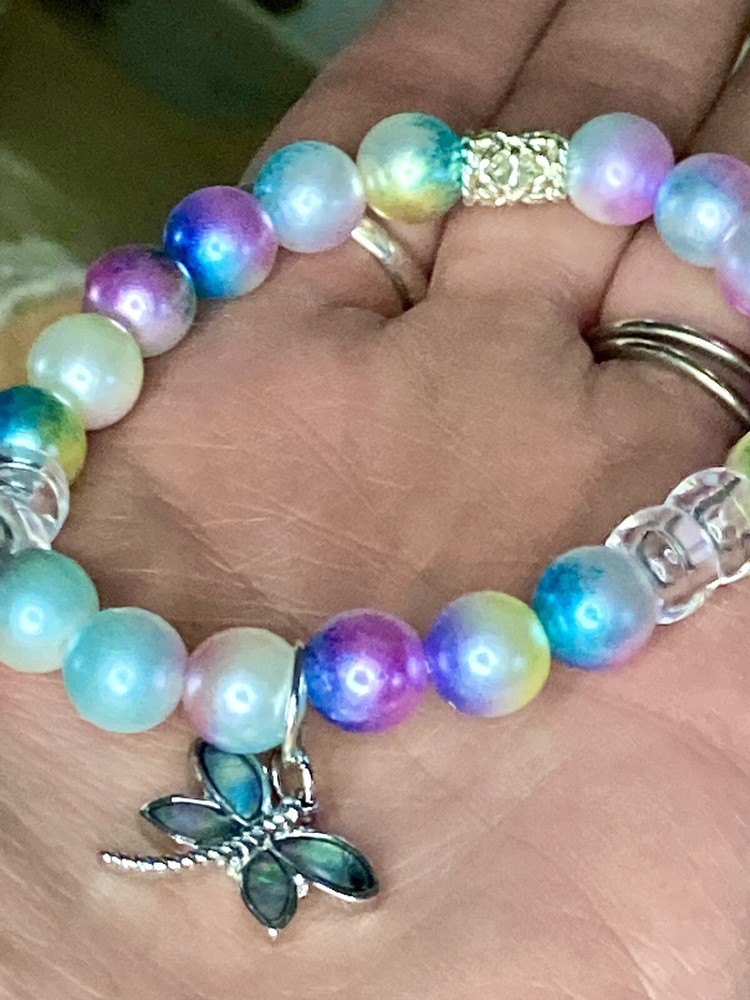 Magical Dragonfly Beaded Bracelet
