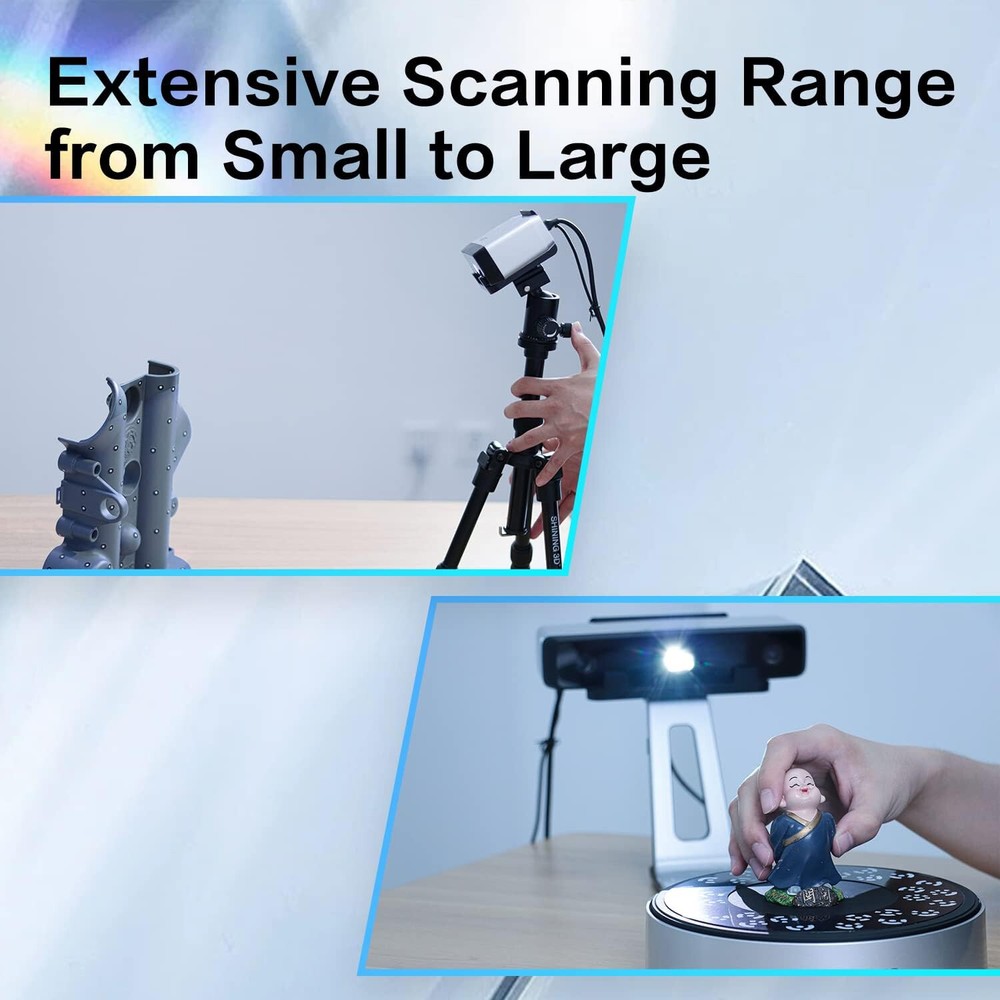 2024 EinScan SP V2 Desktop 3D Scanner Dual Scan Mode Tripod, MacOS and Window