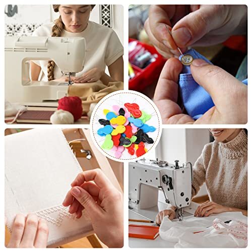 35 Pcs Needle Threader Wire Loop Tool for Hand Sewing Crafting Knitting