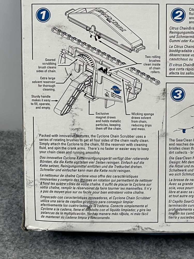 Park Tool CG-2.2 Chain Gang Chain Cleaning System missing handle