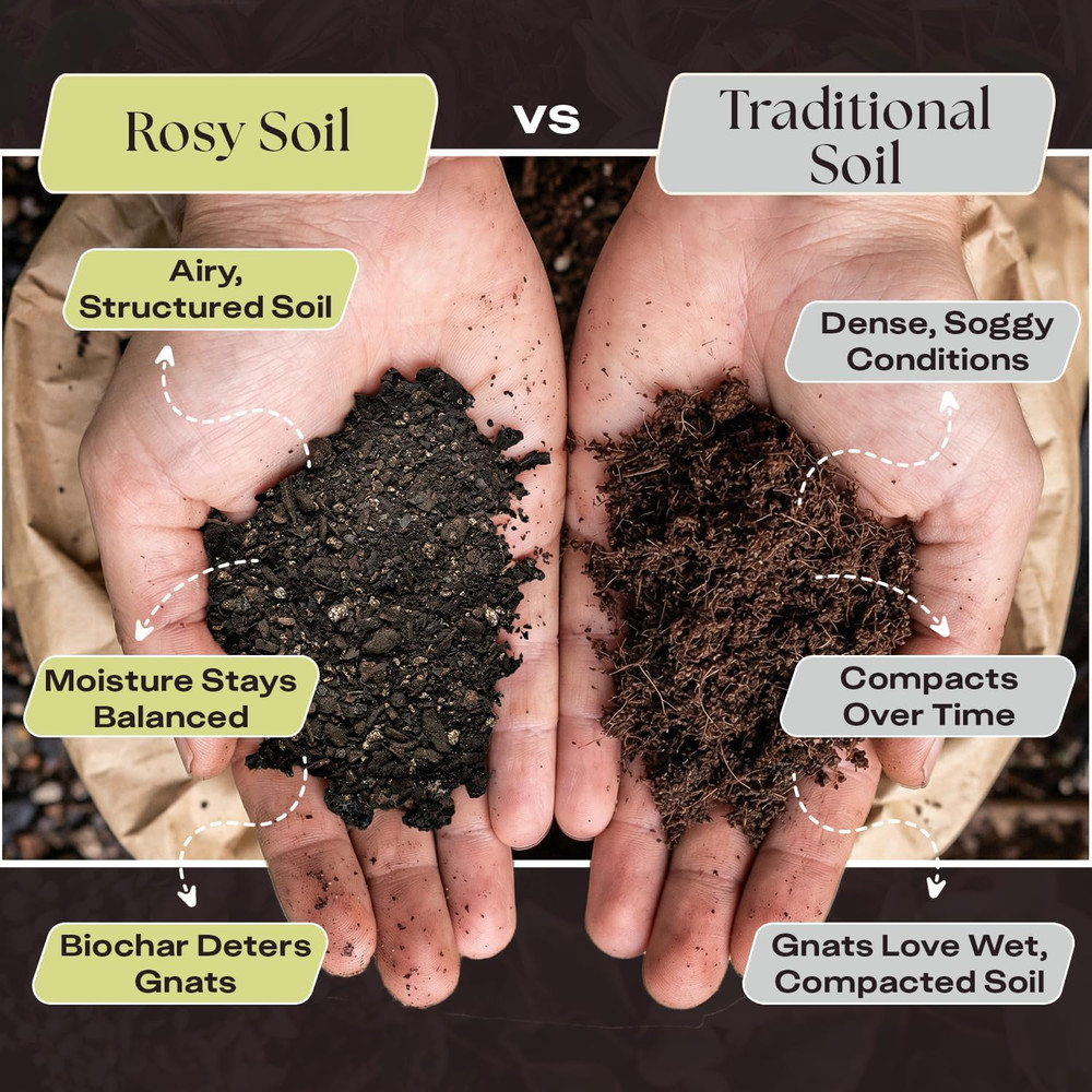 Aroid Soil Potting Mix - Peat-Free, Microbially Active Biochar Powered Soil for