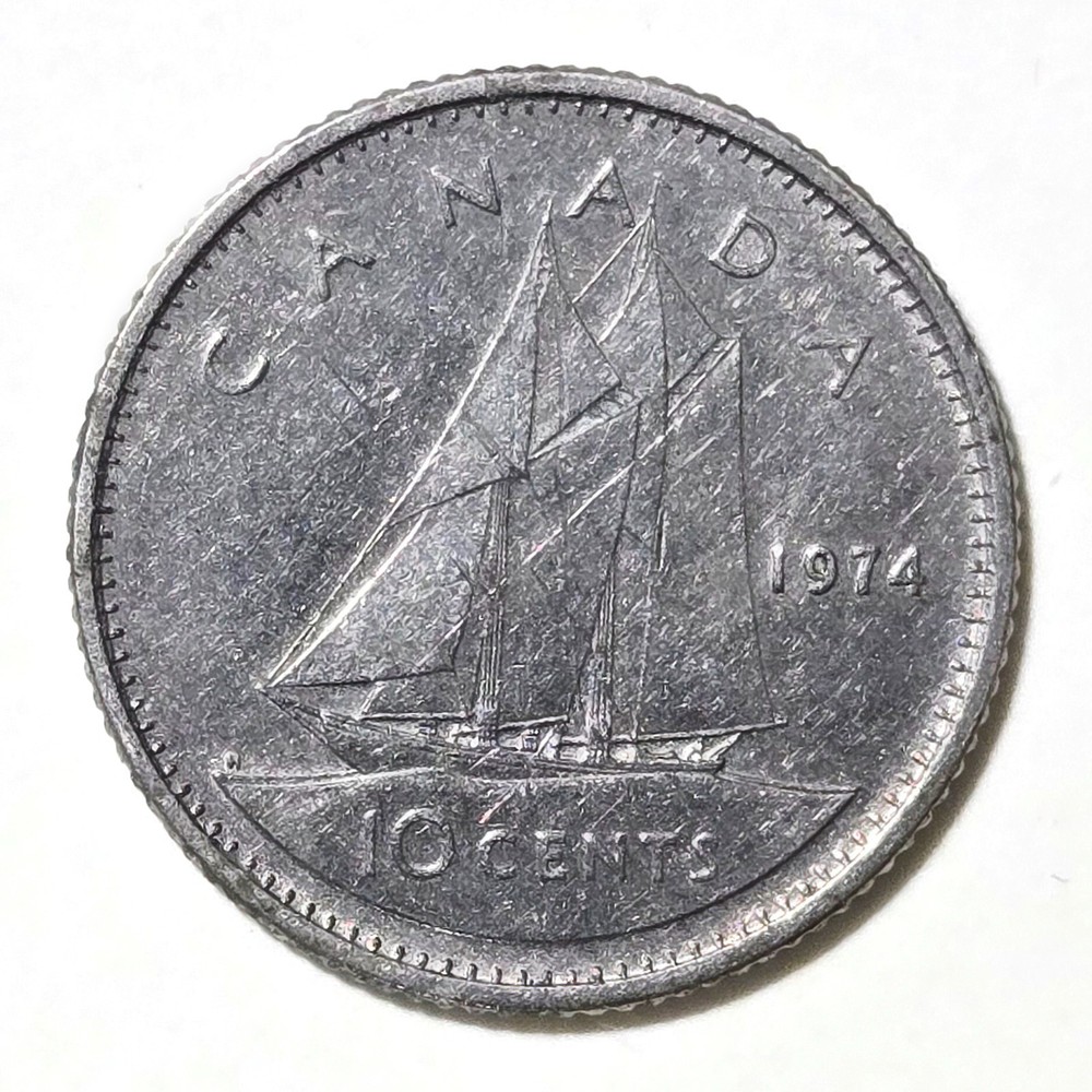 1974 Canada 10 Cents