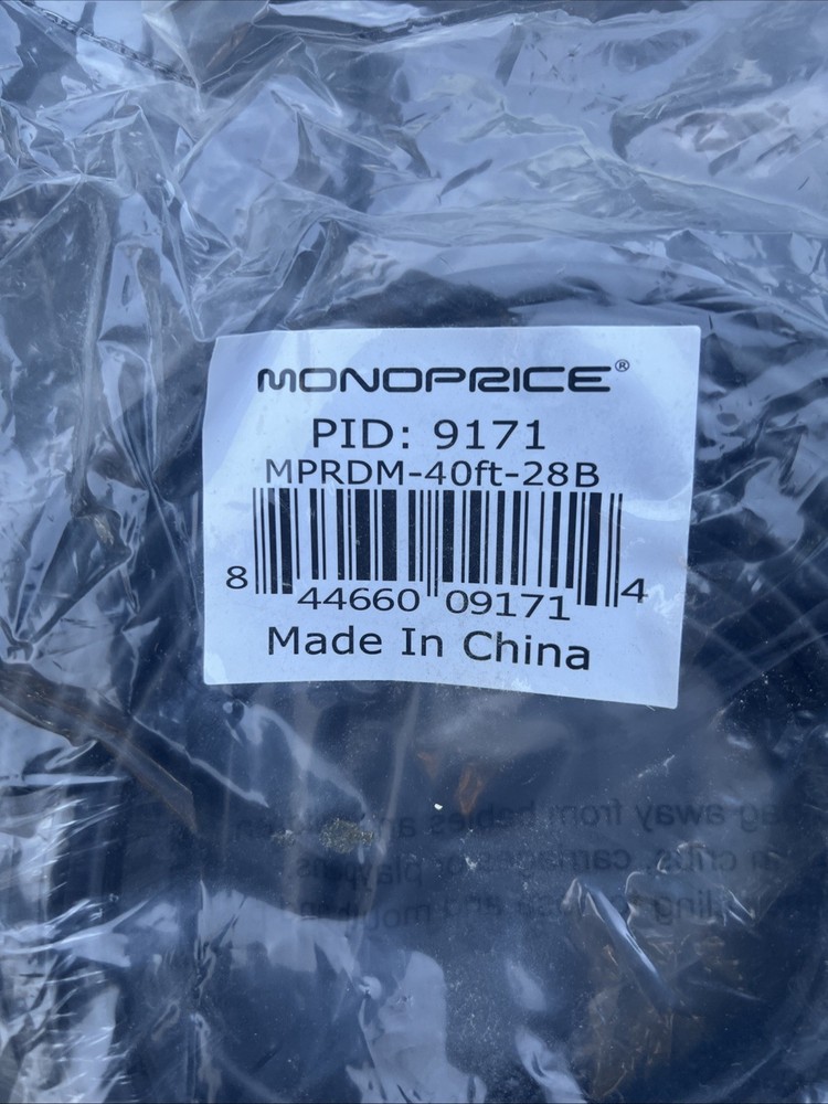 Monoprice 9171 Select Active Series High Speed HDMI Cable 40 ft Open Box