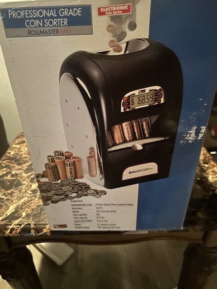 RollMaster CLXX™ Professional Grade Digital Coin Sorter # 7500