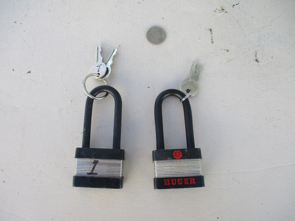 2 Ruger Paddlelocks Locks