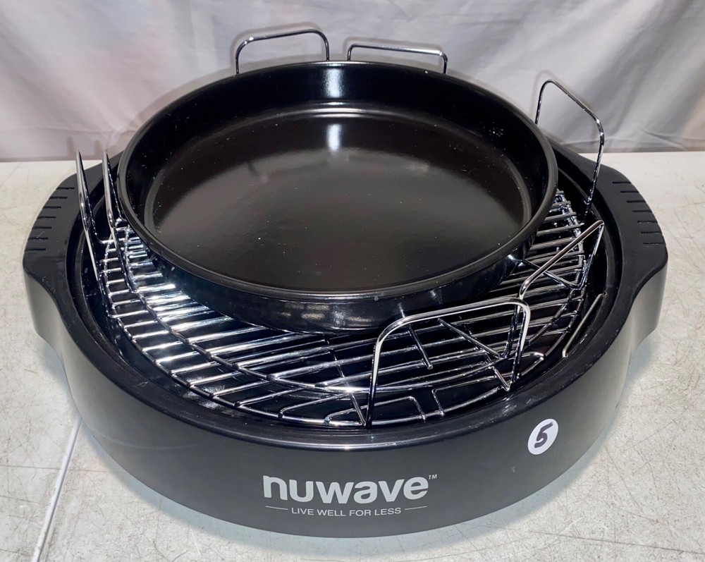 NuWave 20602 20601 Grates Drip Tray and Base for NuWave Pro Plus MINIMAL USE