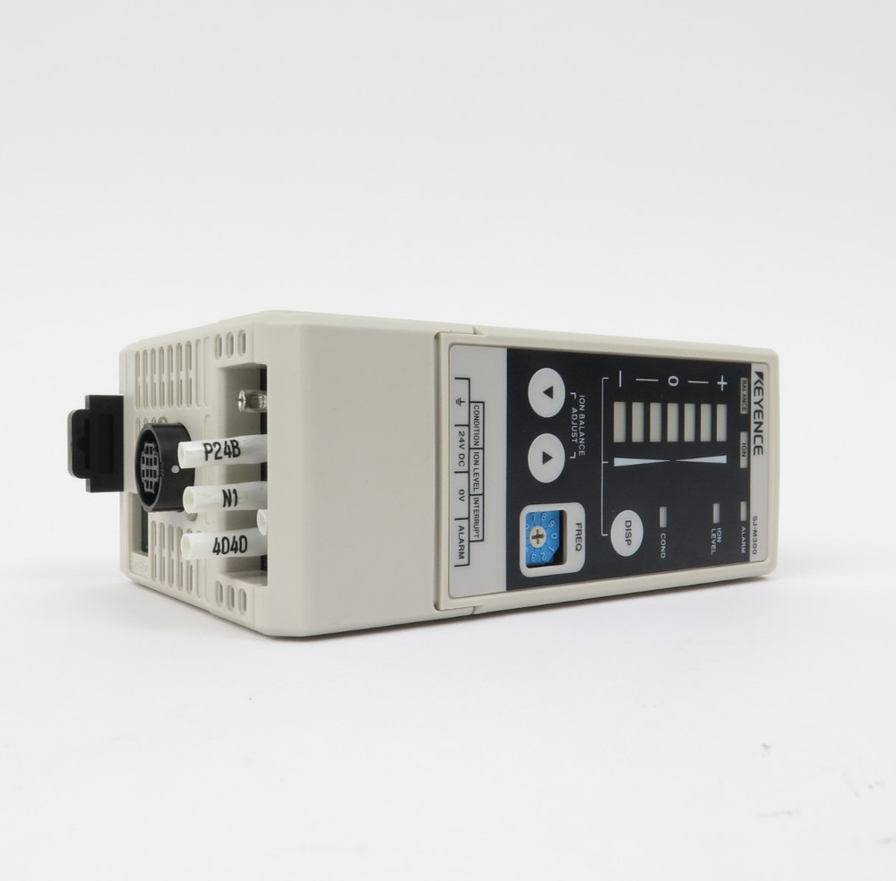 Keyence SJ-M300 High-Performance Micro Static Eliminator Spot Type Amplifier Uni