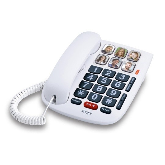 SMPL Photo Phone – Big Button Phone with One-Touch Dialing & Photo Memory
