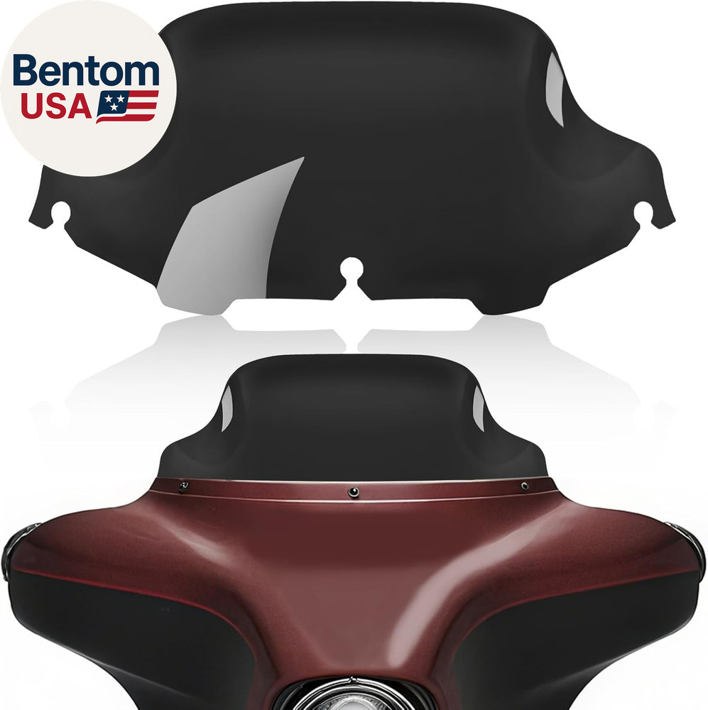 Motorcycle 8 Inch Windshield Windscreen Windshield Fit for 1996-2013 Harley Davi