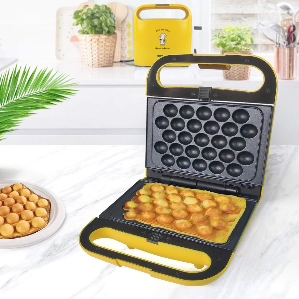 3 Interchangeable Baking Plates for Making Doughnut or Waffle Maker-Eggette a...