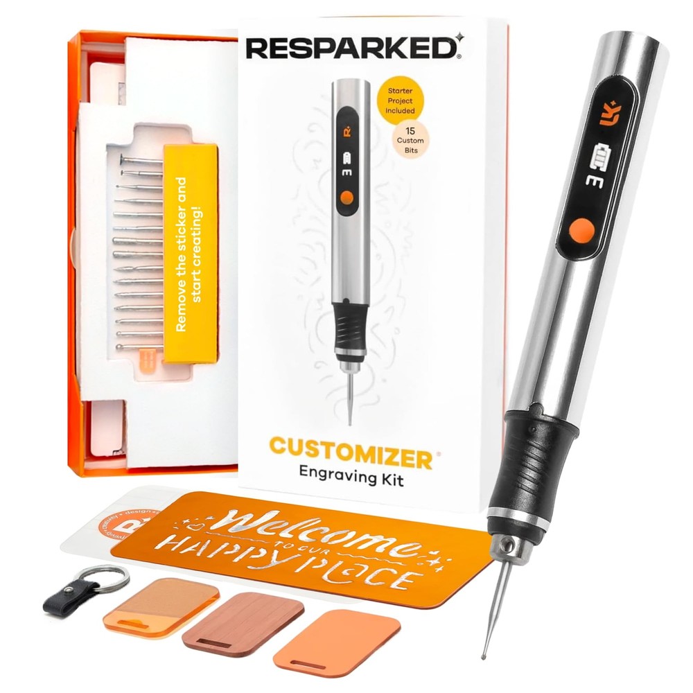 Resparked Customizer™ Special Edition Engraving Kit – DIY Starter Set with...