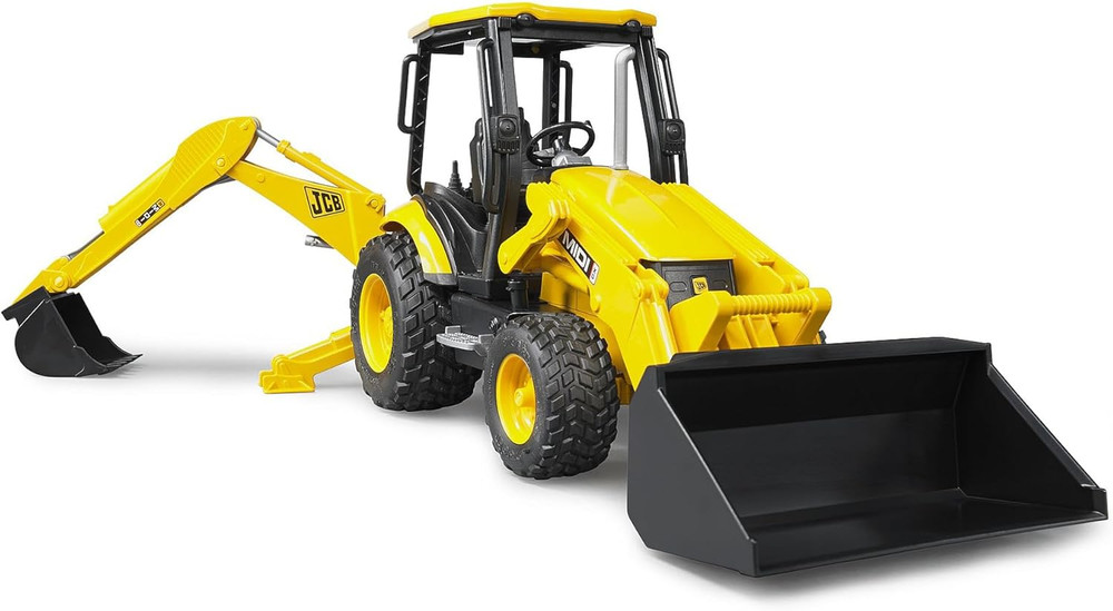 Toys - Construction Realistic JCB MIDI CX Backhoe Loader with Changeable Front L