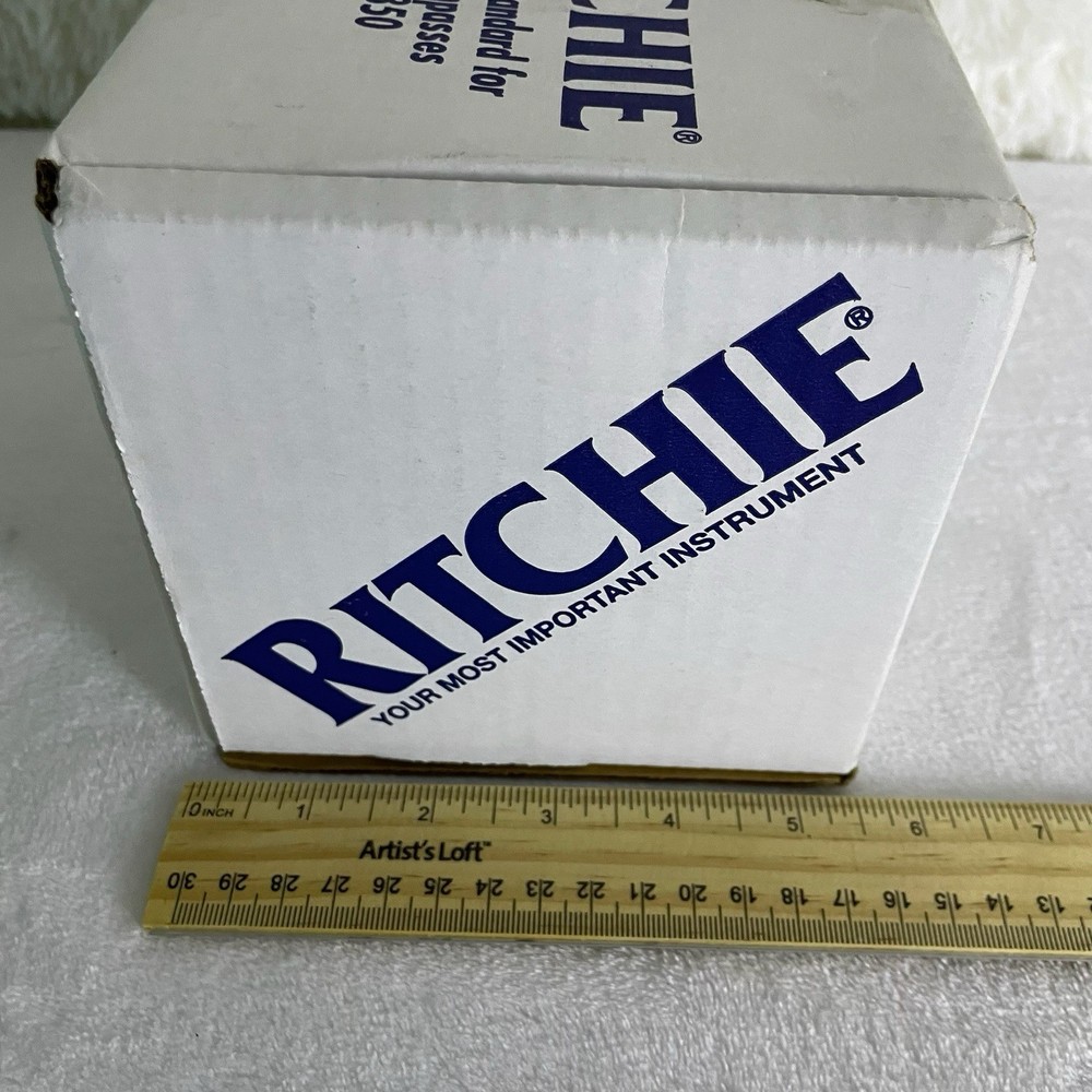 Ritchie V-537B Explorer Compass Bulkhead Mount Blue Dial Marine Navigation