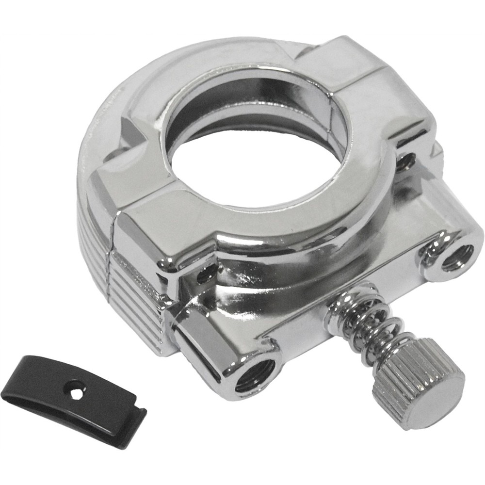 Harddrive Throttle Clamp Single Cable Chrome  30-106D