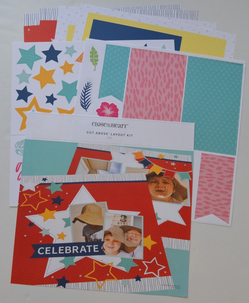 CTMH Scrapbooking Bundle “Cut Above Layout Kits” 10 Complete, 11 Partials