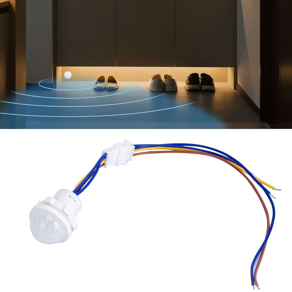 5pc PIR Infrared Motion Sensor Detector 110V Smart Switch Light Lamp Switch Auto