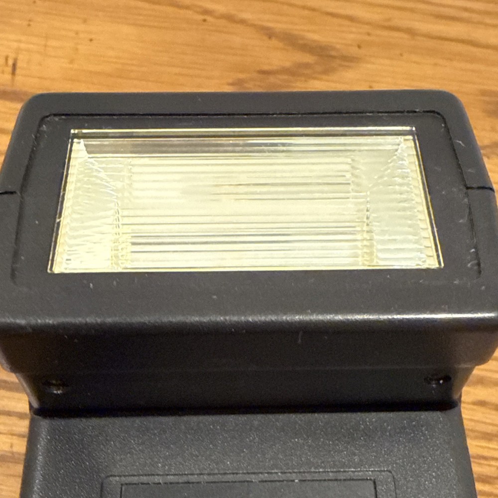 Quantaray QB 6500A Shoe Mount Camera Flash Tested Working