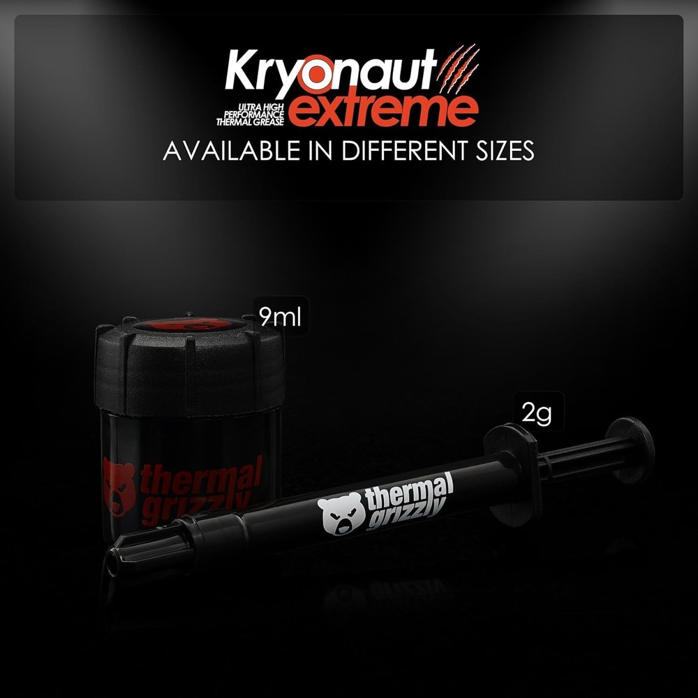 Kryonaut Extreme - 2 Gram - Extremely High Performance Thermal Paste with 12 ...