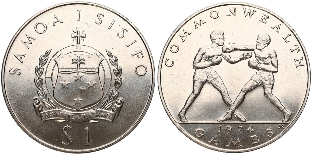 Western Samoa - 1 Tala 1974 - Boxing Commonwealth Games