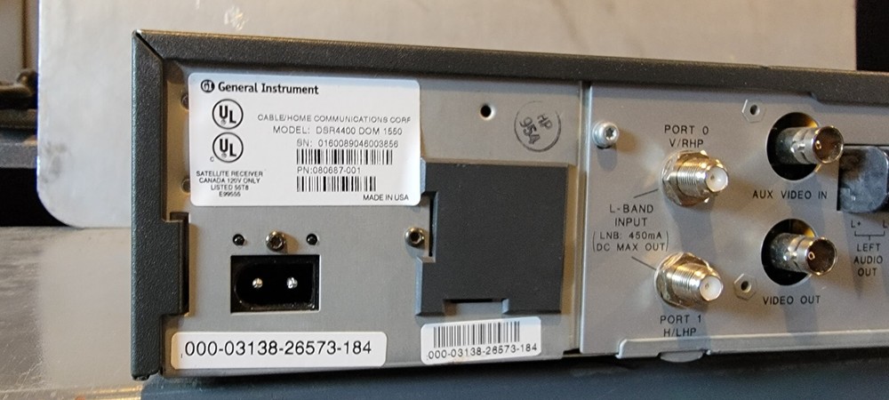 General Instrument DSR 4400 Digichipher - USED