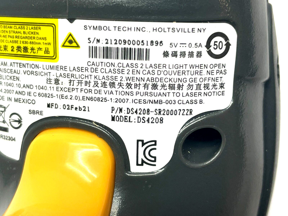 Symbol DS4208-SR20007ZZR Barcode Scanner