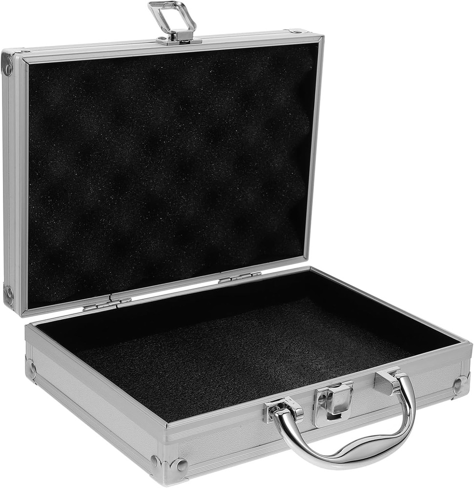 Aluminum Briefcase Multi-Functional Toolbox Carrying Box Handheld Suitcase for G