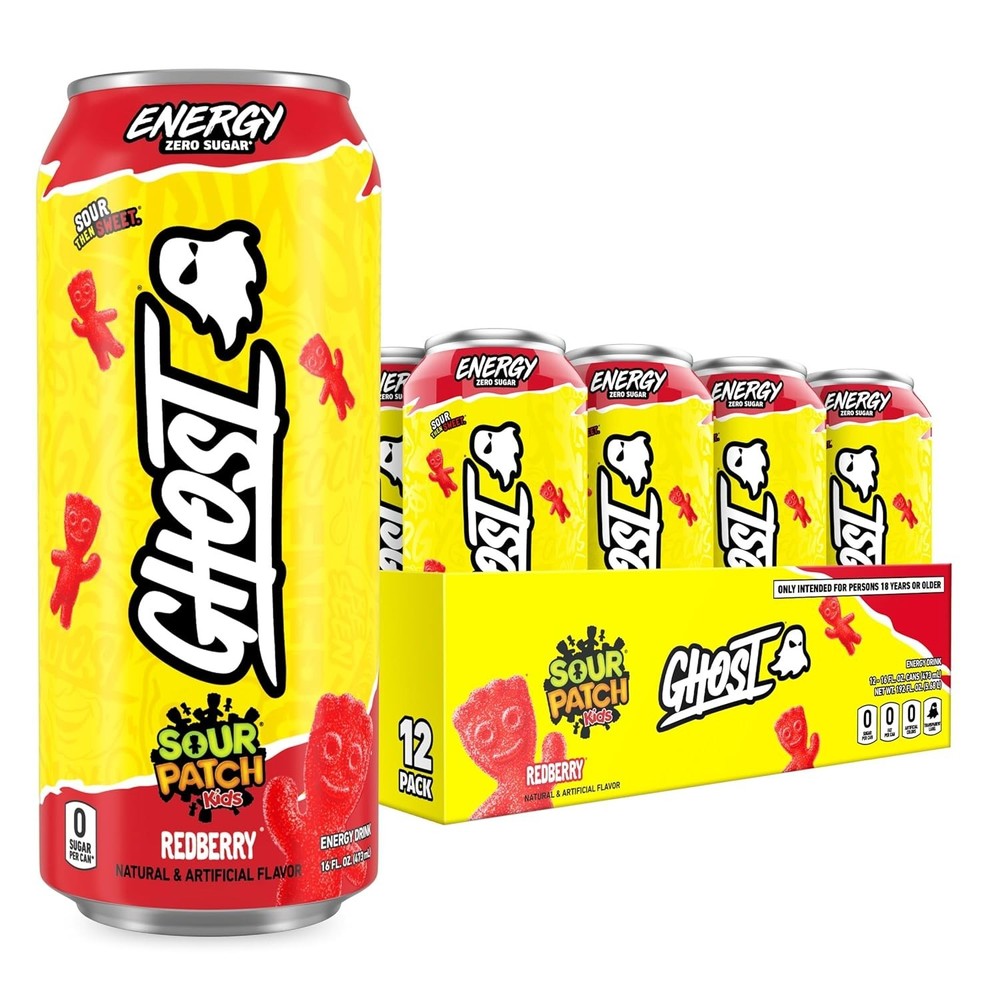 GHOST Energy Drink , Energy & Focus, 2-Pack (16oz)