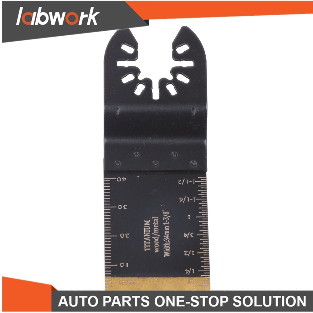 Labwork 55Pcs 4 Types Universal Titanium Oscillating Saw Blades Multitool Blades