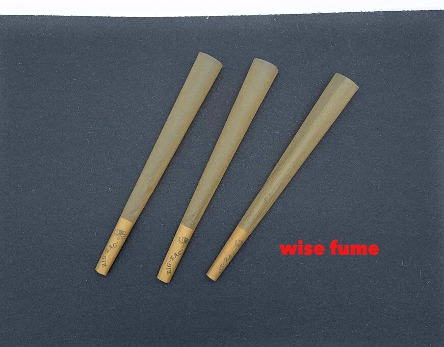 Zig Zag UNBLEACHED KING Size Pre-Rolled Cone +Raw Torch Phoenix Extendo Lighter