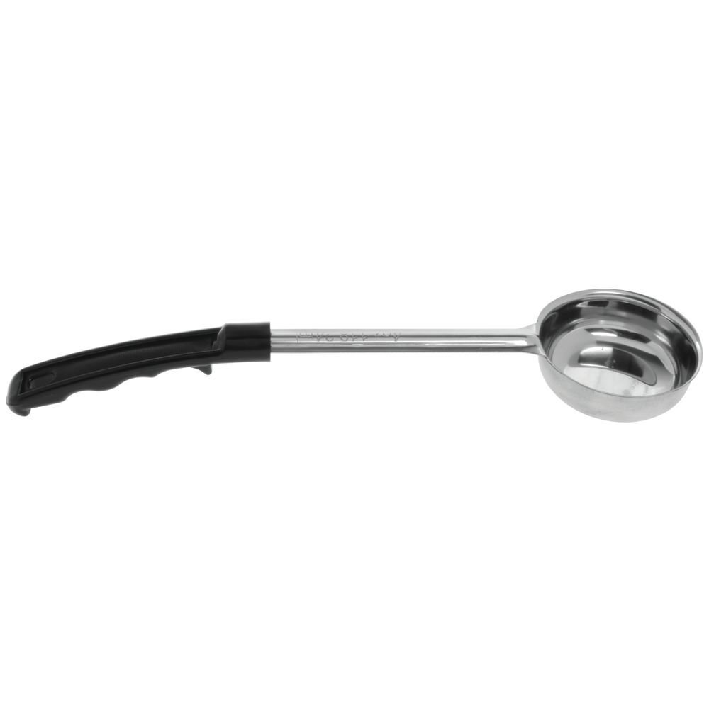 HUBERT Portion Control Server 4 oz Stainless Steel with Black Plastic Handle